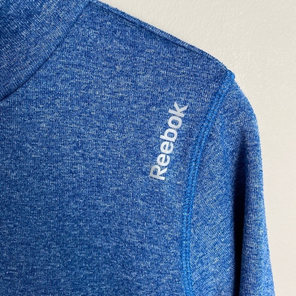 Reebok Women's Blue Crossover High Neck Athletic Pullover Sweatshirt Size‎ Large - Picture 4 of 14